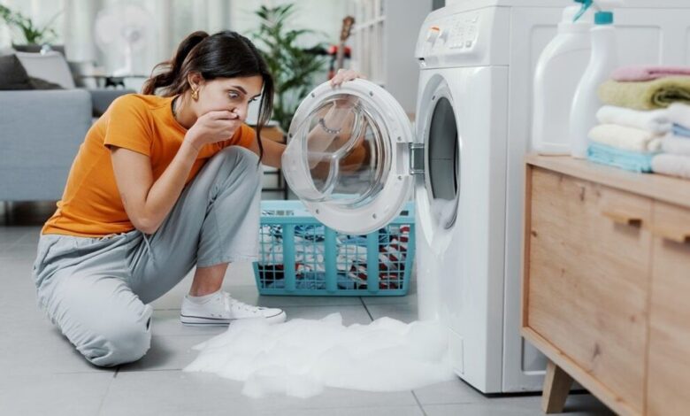 علت آب دادن ماشین لباسشویی