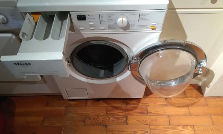 باقی ماندن پودر ماشین لباسشویی در جاپودری