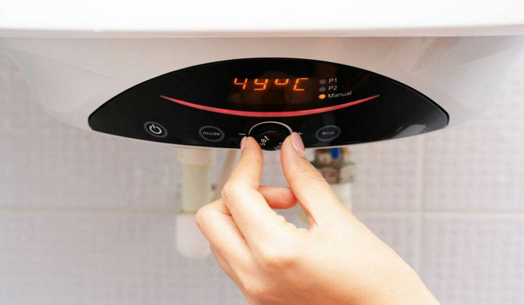 روشن‌کردن آبگرمکن برقی