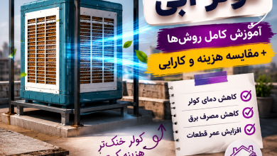 ساخت سایبان کولر آبی