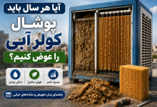 تعویض پوشال کولر آبی