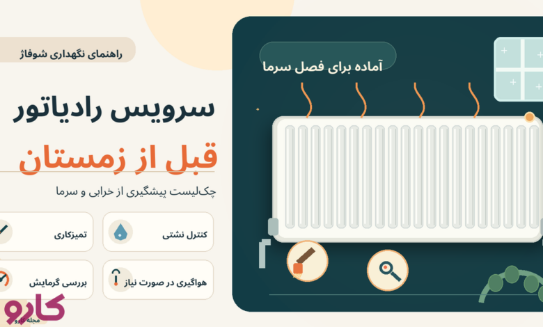 سرویس و نگهداری رادیاتور
