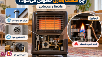 چرا شمعک بخاری خاموش می‌شود