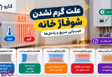 چرا شوفاژ گرم نمی‌شود